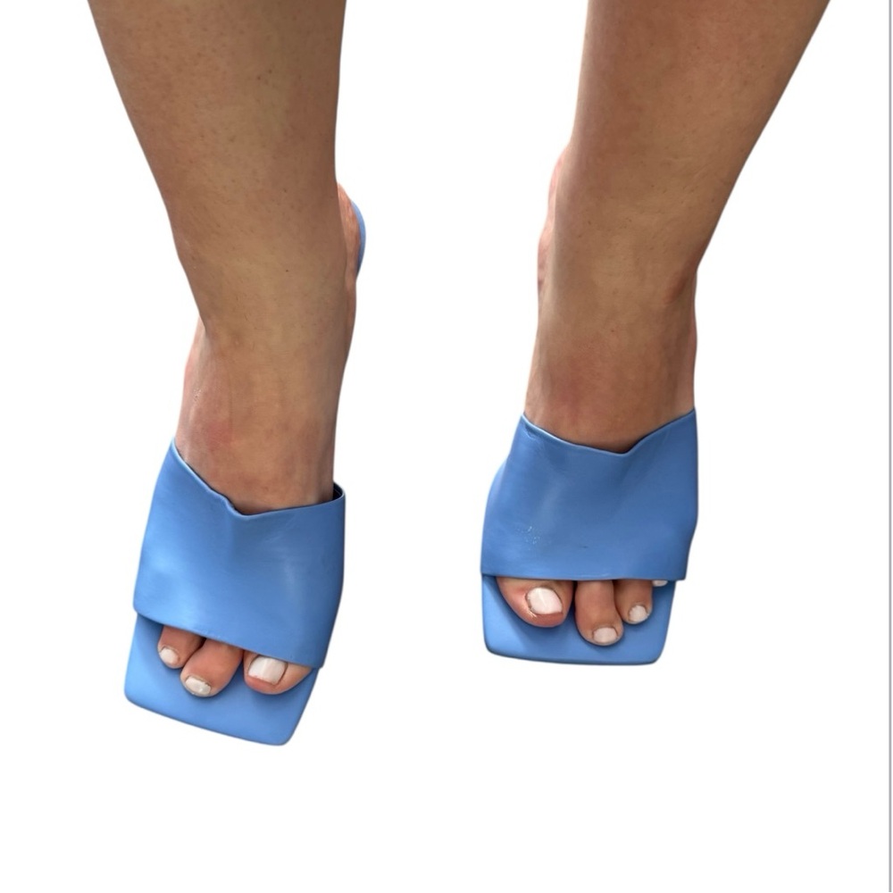 Periwinkle Wide Fit Mules